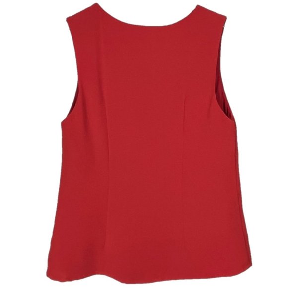 Wyatt Collection Cross Panel Cut Out Tank Top Size 2 / Medium - Picture 4 of 5